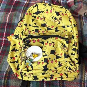 Pokemon backpack full size plus keychain